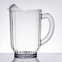 CS 5540CLR PITCHER 60OZ POLYCARBONATE CONTOUR LIP CLEAR    6EA/CS